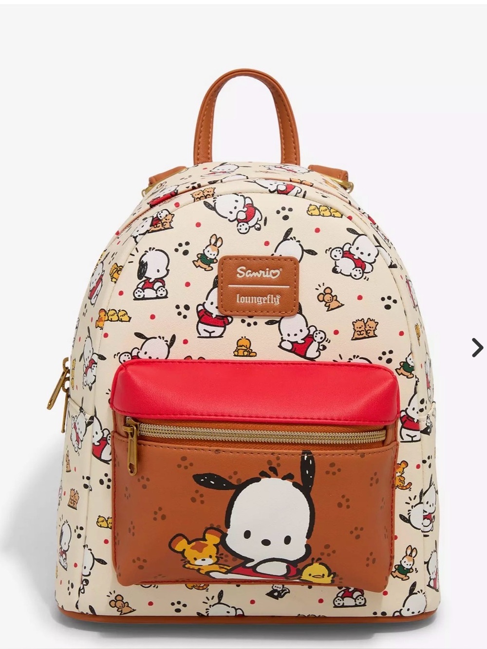 NWT Loungefly Pochacco & Friends Mini Backpack